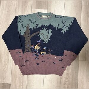 Vintage 90's Arnold Palmer Golf Knit Sweater Aop Size XL
